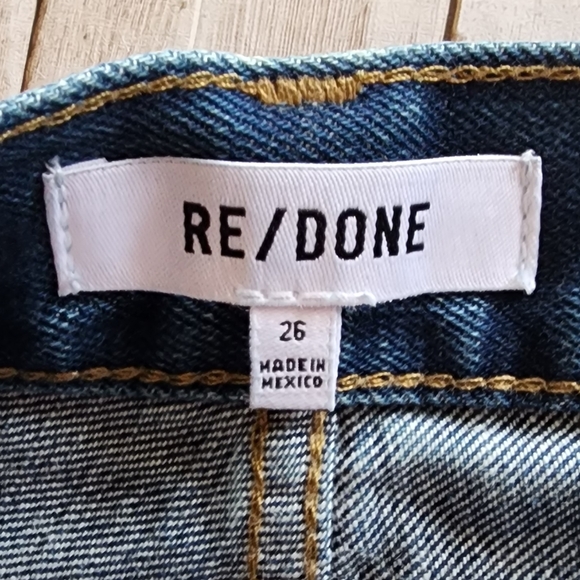 Re/Done jeans womens 26 blue Revolve brand NWT - Picture 3 of 5
